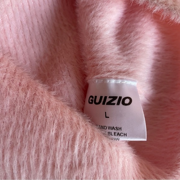 Danielle Guizio- Sweet Rib Knit Baby Pink Soft Midi Skirt Size Large - Picture 5 of 5